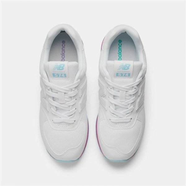 Obuwie Sportowe Dziecięce New Balance 574 Core Biały
