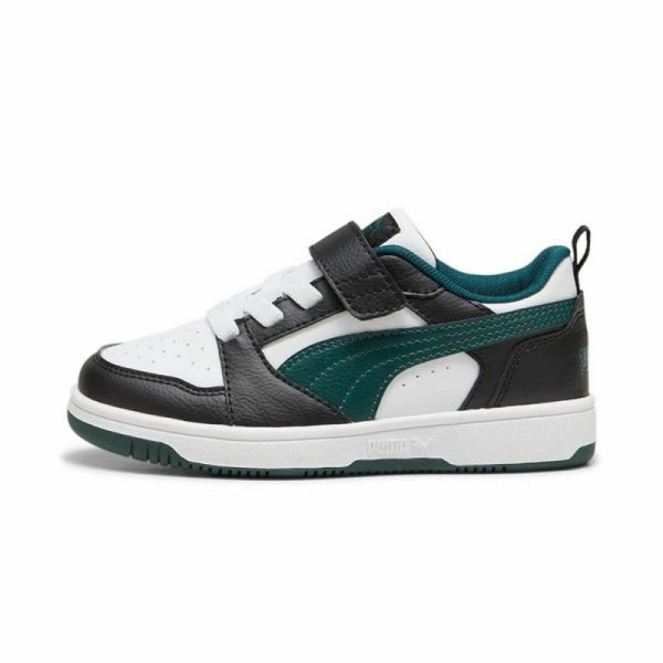 Obuwie Koszykarskie dla Dorosłych Puma Rebound V6 Lo Ac+ Ps Biały Czarny