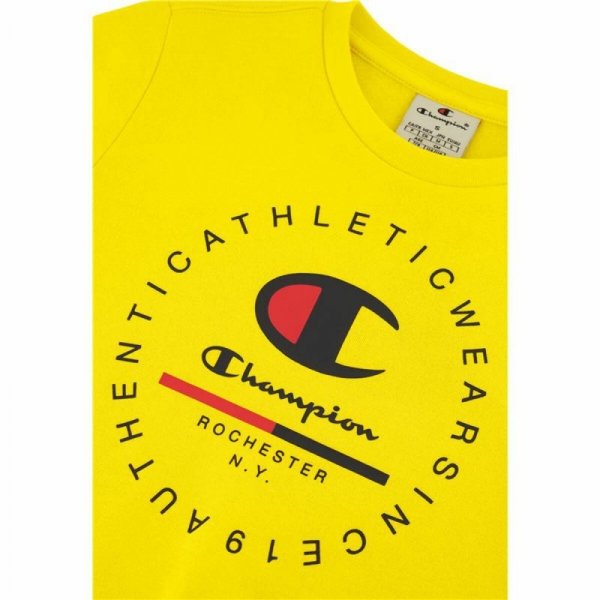 Bluza bez kaptura Męska Champion Żółty
