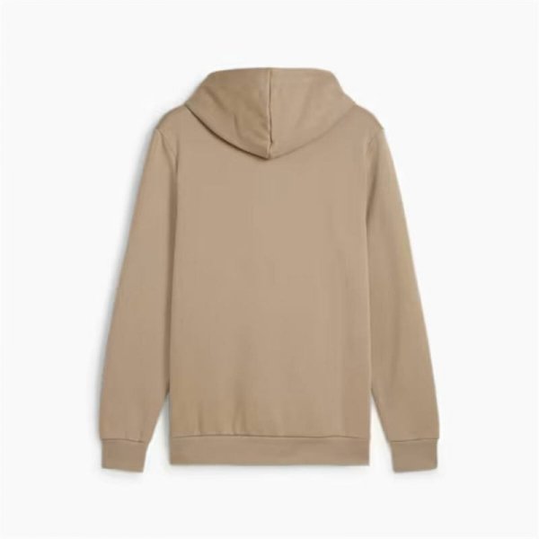 Bluza z kapturem Męska Puma Essentials+ 2 Col Big Logo Fl Brązowy
