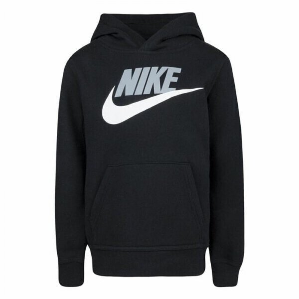 Bluza z kapturem Dziecięca Nike Club Hbr Czarny