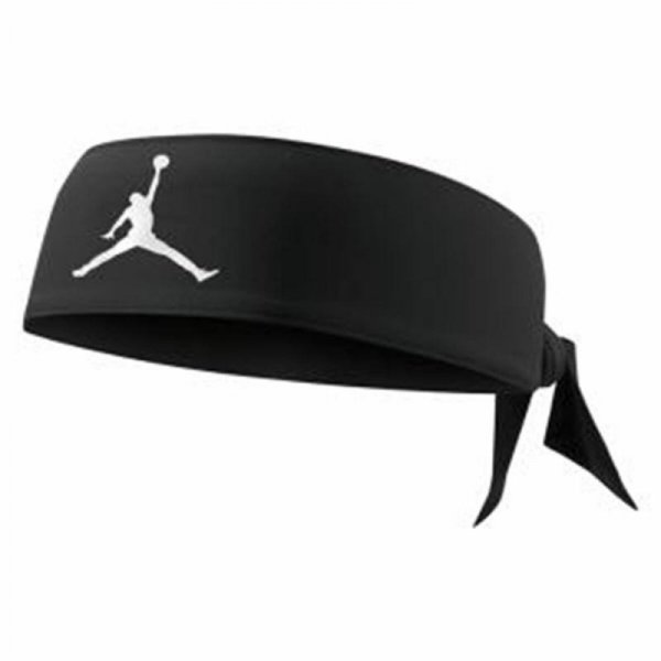 Opaska sportowa na głowę Jordan Jumpman Czarny