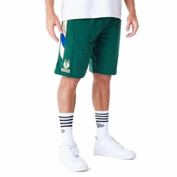 Szorty sportowe New Era NBA Milwaukee Bucks Kolor Zielony