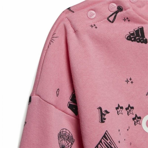 Dres Dziecięcy Adidas I Bluv Q3 Cset Łosoś
