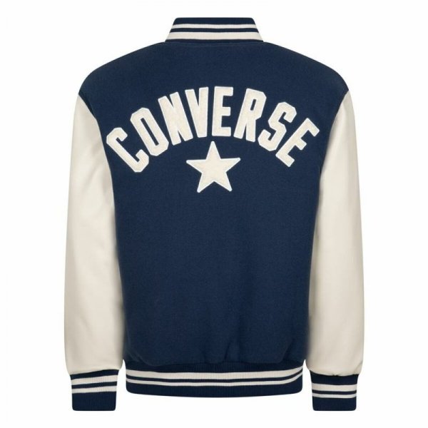 Kurtka Sportowa Dziecięca Converse Niebieski