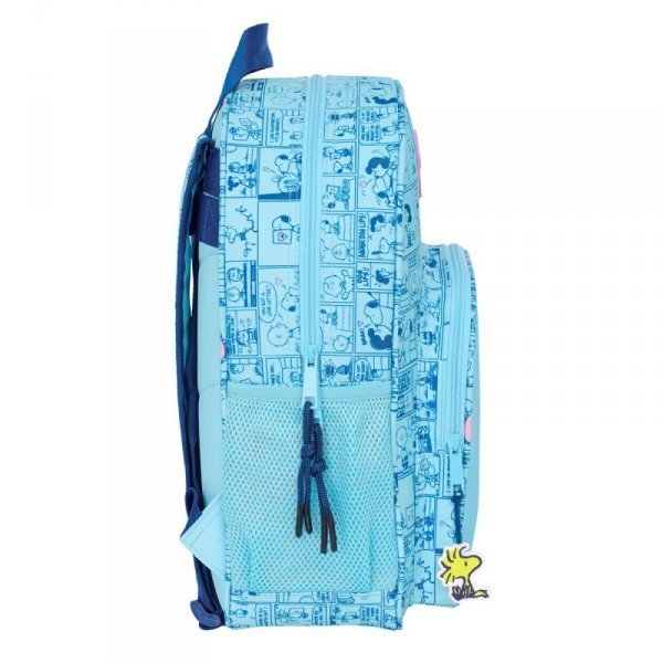 Plecak szkolny Snoopy Love Niebieski 32 x 38 x 12 cm
