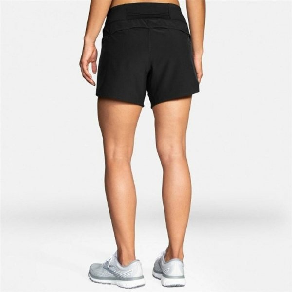Krótkie Spodenki Sportowe Damskie Brooks Chaser 5&quot; Czarny