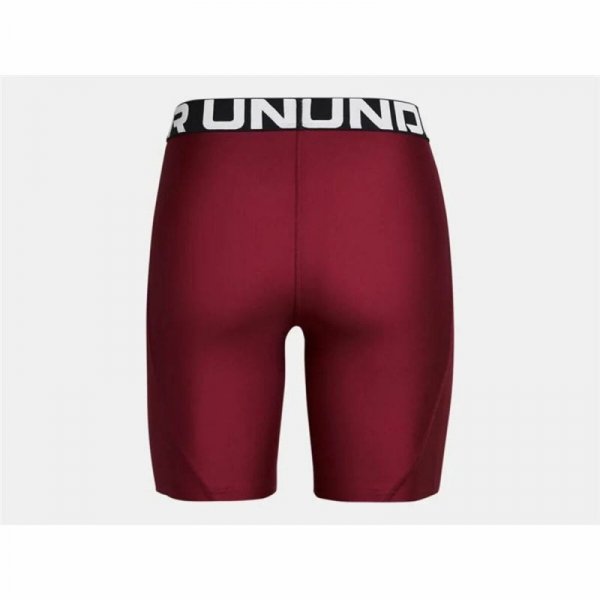 Rajstopy Sportowe Męskie Under Armour Hg 8In Bordeaux Karmazynowa Czerwień