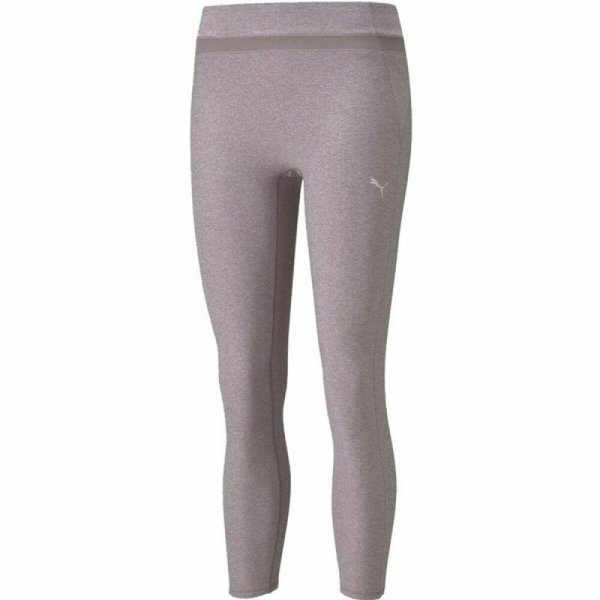 Rajstopy Sportowe Puma Studio Yogini Luxe Mesh Inset Szary Liliowy
