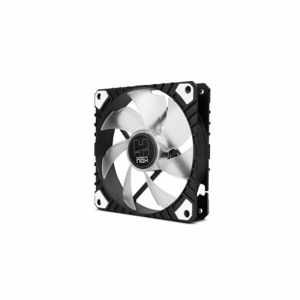 Wentylator do Obudowy Nox-Xtreme H-Fan Pro LED WHITE Ø 12 cm (1 Sztuk)