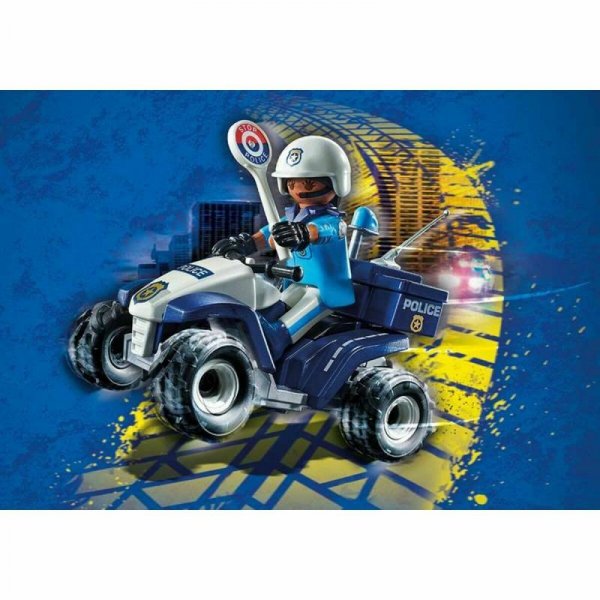 Zestaw Samochodów Playmobil Speed Quad City Action 71092 Policja (21 pcs)