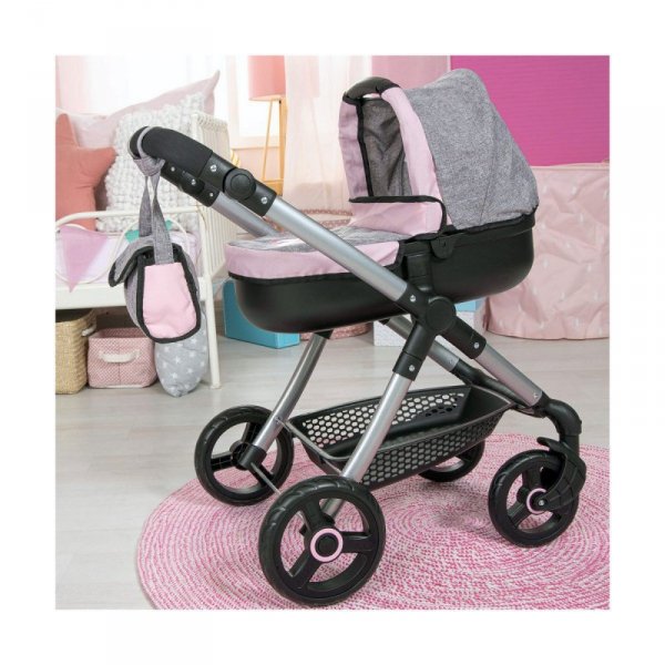 Wózek dla Lalek Reig Stule Pram Szary 63 cm
