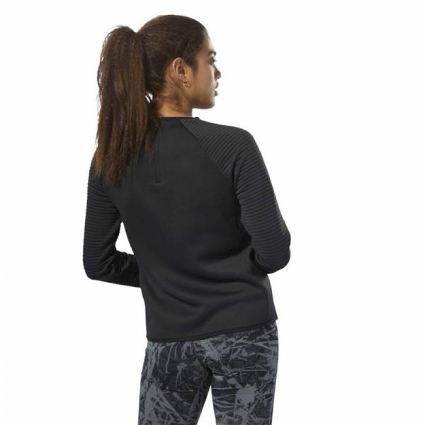 Koszulka z długim rękawem Damska Reebok Thermowarm Deltapeak Czarny