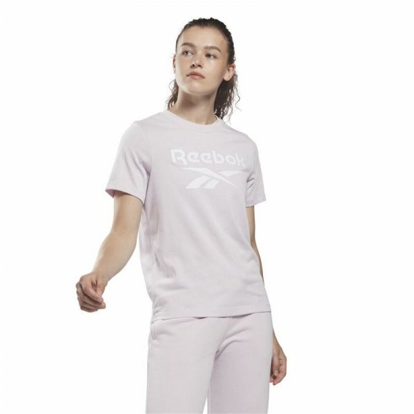 Koszulka z krótkim rękawem Damska Reebok Identity Jasnoróżowy