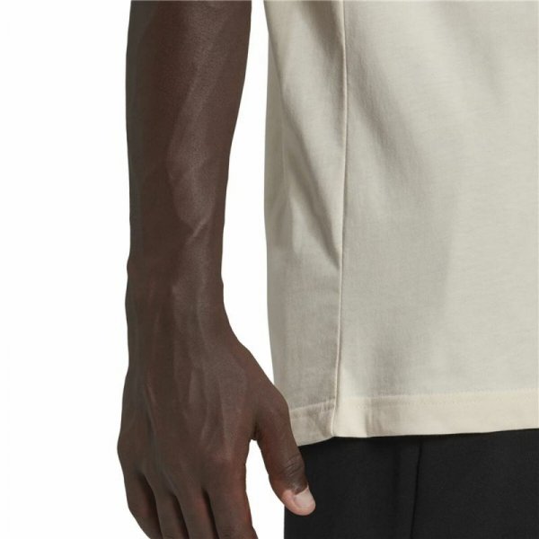 Koszulka z krótkim rękawem Męska Adidas Essentials Feelcomfy Biały