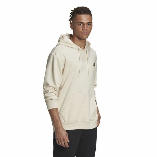 Bluza z kapturem Męska Adidas Essentials Feelcomfy Beżowy