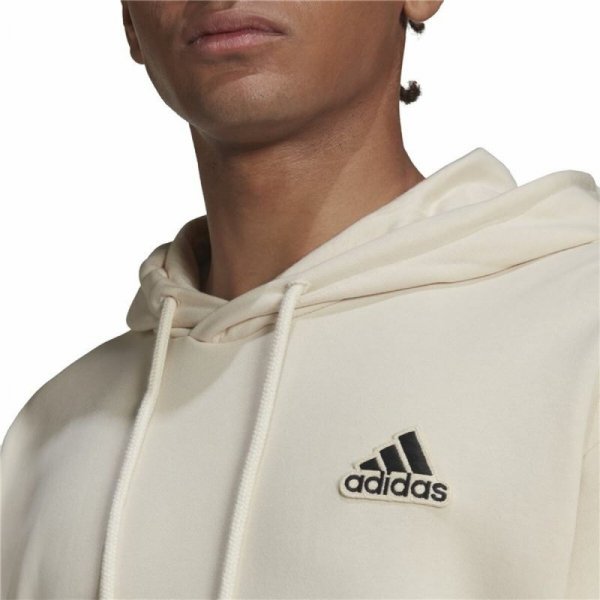 Bluza z kapturem Męska Adidas Essentials Feelcomfy Beżowy