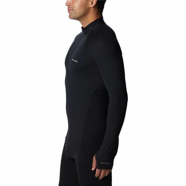 Koszulka z długim rękawem Męska Columbia Midweight Stretch Czarny