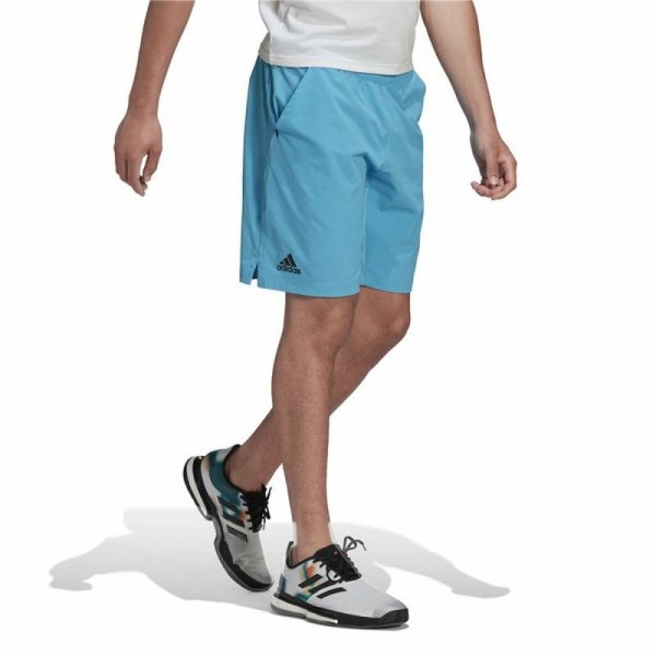 Krótkie Spodenki Sportowe Męskie Adidas Heat Ready Ergo Jasnoniebieski