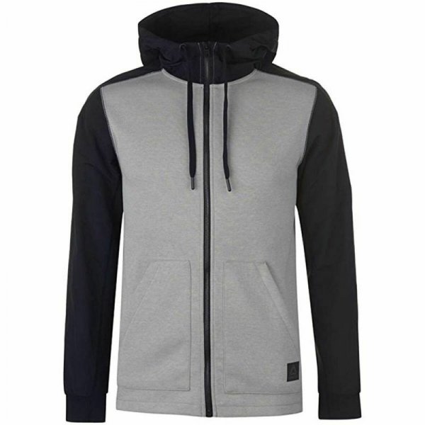 Męska kurtka sportowa Reebok Training Supply Jasnoszary