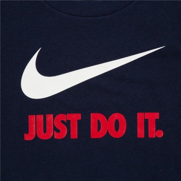 Koszulka z krótkim rękawem dla dzieci Nike Swoosh Granatowy