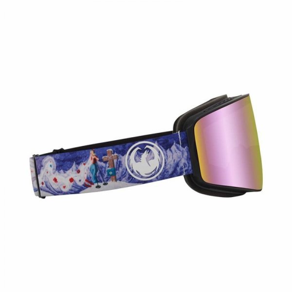 Gogle narciarskie  Snowboard Dragon Alliance  Pxv Czarny Wielokolorowy Związek