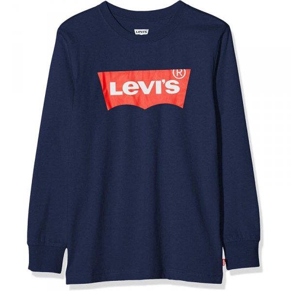 Koszulka z Długim Rękawem Dziecięca Levi&#039;s Batwing Ciemnoniebieski