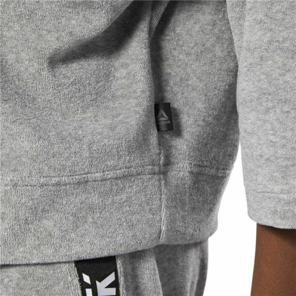 Bluza z kapturem Damska Reebok Wor Ciemny szary