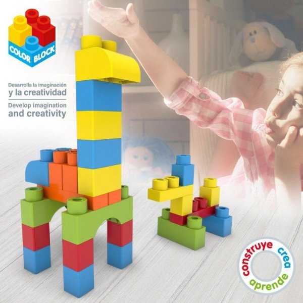zestaw do budowania Color Block Basic 80 Części (4 Sztuk)