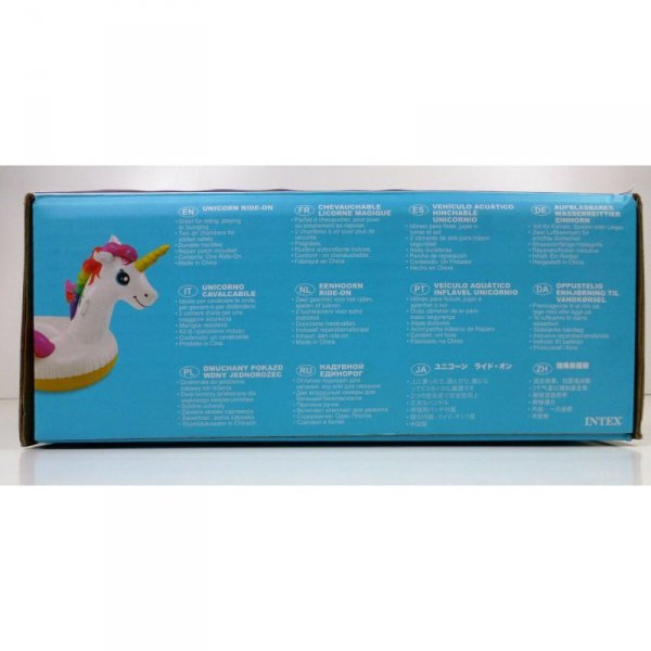 Materac Nadmuchiwany Jednorożec Intex 201 x 97 x 140 cm (4 Sztuk)
