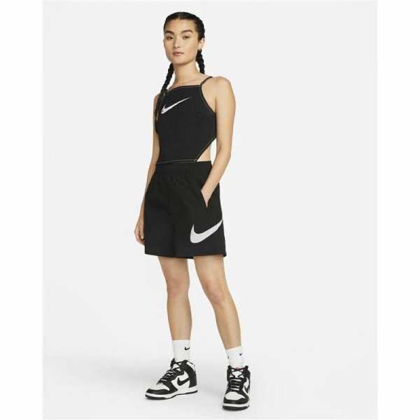 Krótkie Spodenki Sportowe Damskie Nike Sportswear Essential Czarny