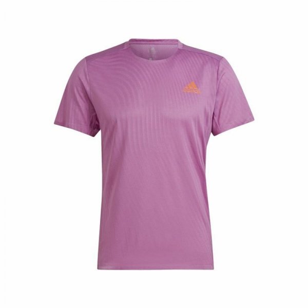 Koszulka z krótkim rękawem Męska Adidas Adizero Speed Ciemny róż