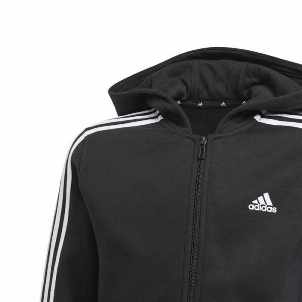 Bluza z Kapturem dla Dziewczynki Adidas Essentials Czarny