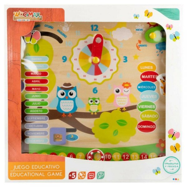 Zabawa Edukacyjna Woomax Sowy 30 x 3 x 30 cm (6 Sztuk)