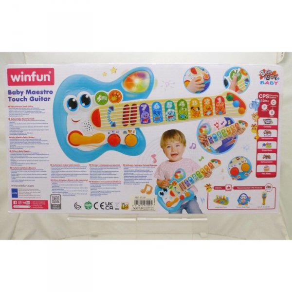 Gitara Dziecięca Winfun Niebieski 17 x 38 x 5 cm (2 Sztuk)