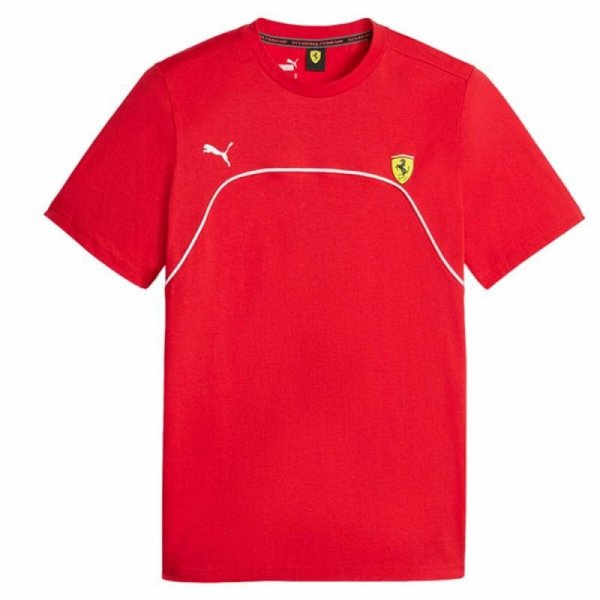Koszulka z krótkim rękawem Męska Puma Ferrari Race Czerwony