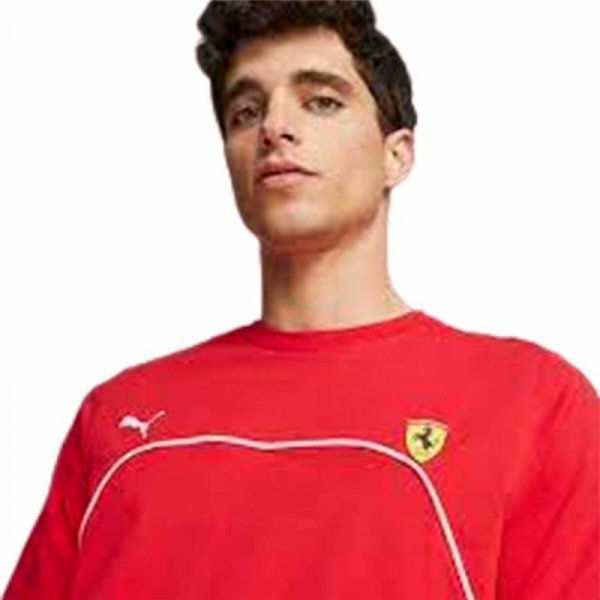Koszulka z krótkim rękawem Męska Puma Ferrari Race Czerwony