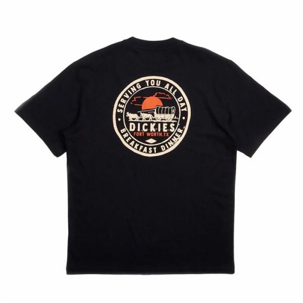 Koszulka z krótkim rękawem Męska Dickies Greensburg Czarny