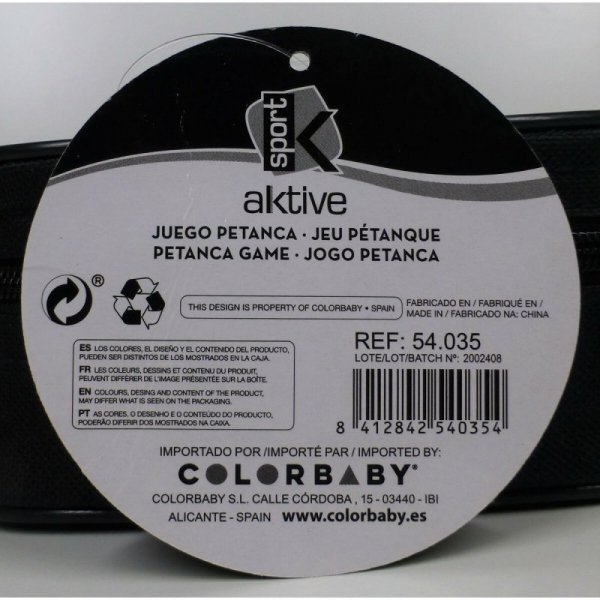Pétanque Aktive Metal (6 Sztuk)