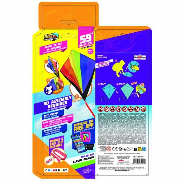 Zabawa w Budowanie + Figury Eolo Pop-Up Diamond 56 x 59 x 2 cm