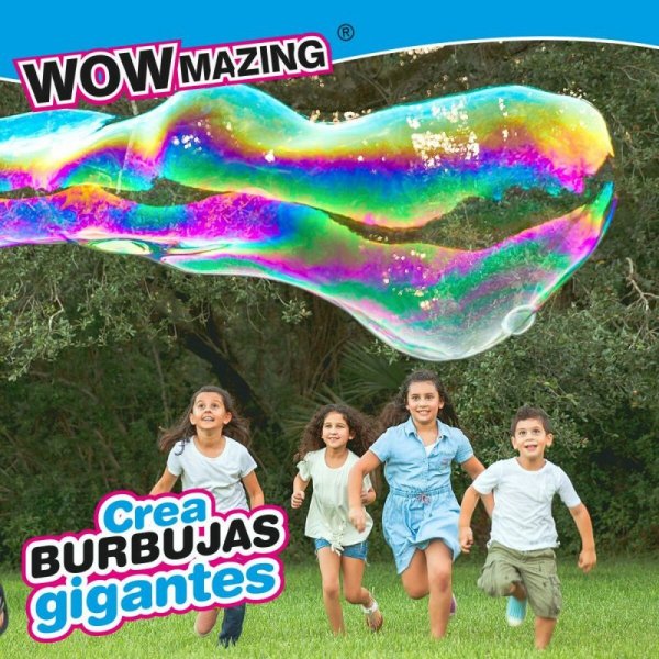 Płyn do baniek mydlanych WOWmazing 7,5 x 13,5 x 2 cm (20 Sztuk)
