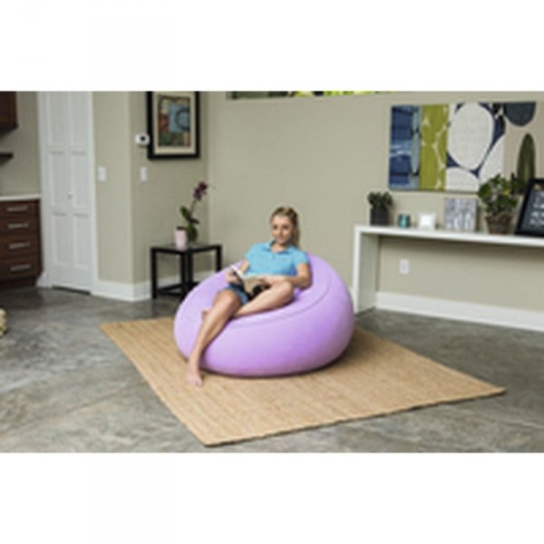 Bestway Gigantyczny dmuchany fotel Fashion Kolor Mieszany 112x112x66 cm Wewnętrzny 75052