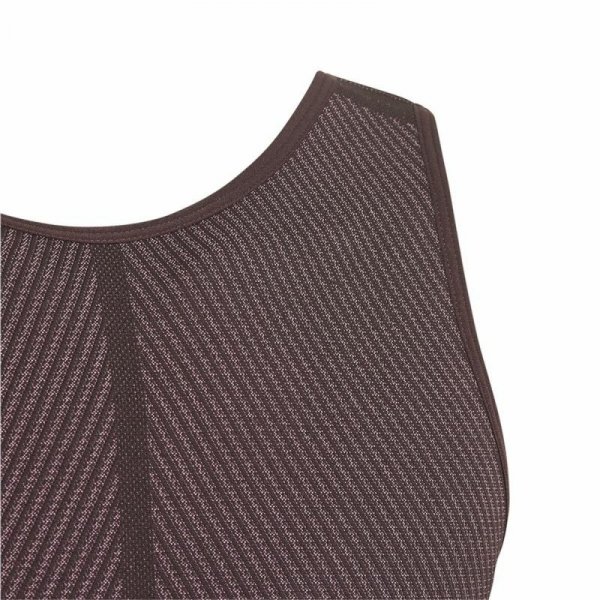 Stanik Sportowy Adidas  Aeroknit Seamless Kasztanowy Ciemnoczerwony