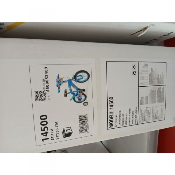 Rower dziecięcy Toimsa Stitch Niebieski 14&quot;