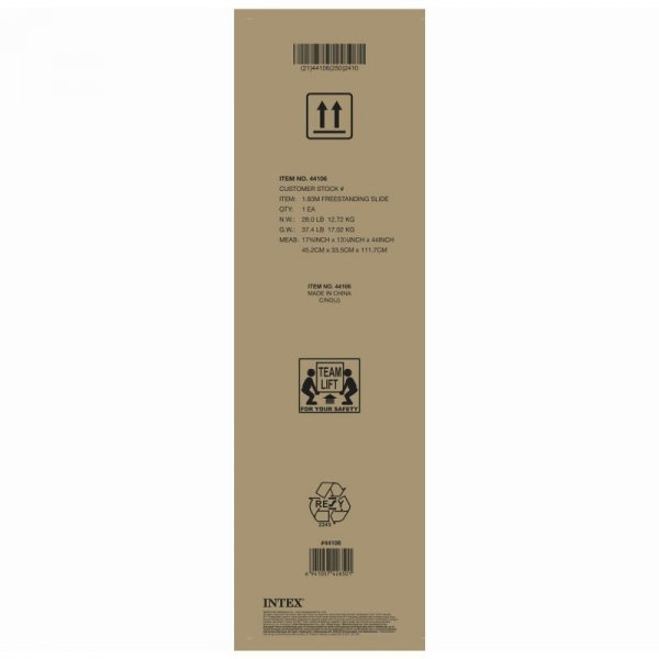 Zjeżdżalnia basenowa Intex 84 x 119 x 196 cm
