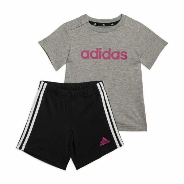 Zestaw Sportowy dla Dziecka Adidas Essentials Lineage Ciemny szary