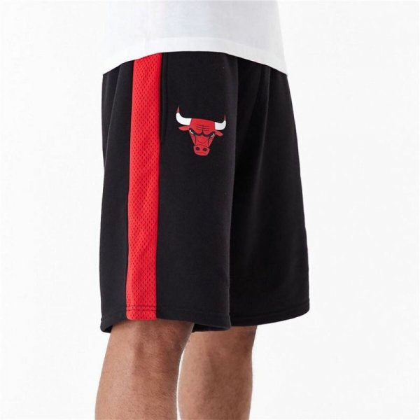 Krótkie Spodenki Sportowe Męskie New Era NBA MESH PANEL OS SHORTS CHIBUL 60435477 Czarny