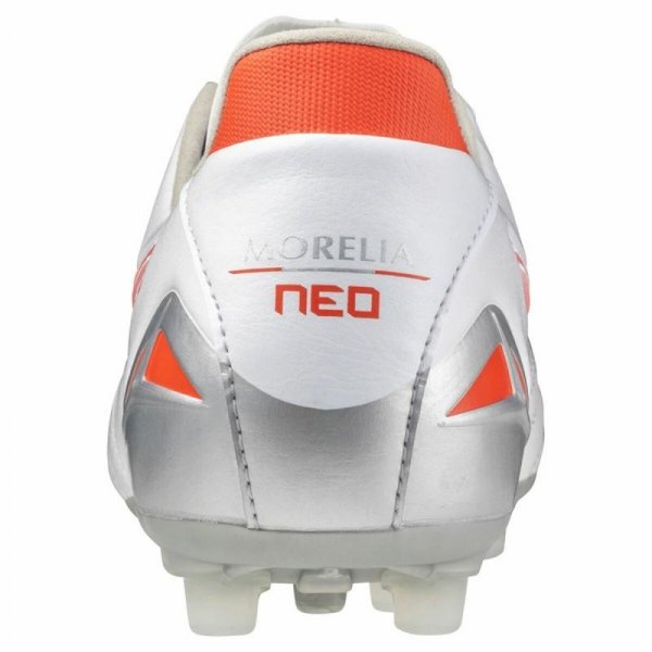 Buty sportowe dla dorosłych do gry w piłkę Mizuno Morelia Neo IV Pro Ag Biały