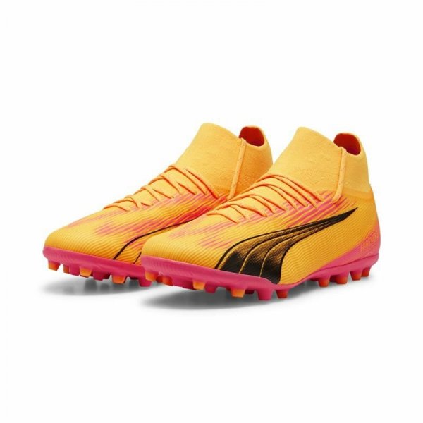 Buty korki dla dorosłych do gry w piłkę Puma Ultra Pro MG Sun Stream Pomarańczowy