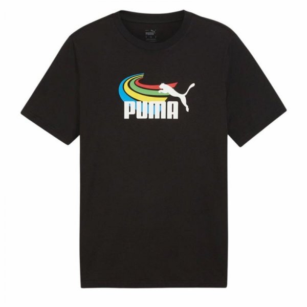Koszulka z krótkim rękawem Męska Puma  GRAPHICS Summer Czarny